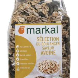 Sélection du Boulanger - Avoine, tournesol décortiqué, graines de courge, flocons 5 céréales 250g x6