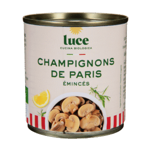 Champignons de Paris émincés 600g x4