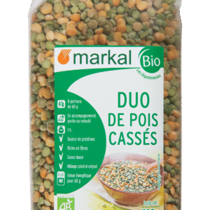 Duo de pois cassés (verts et jaunes) 500g x6