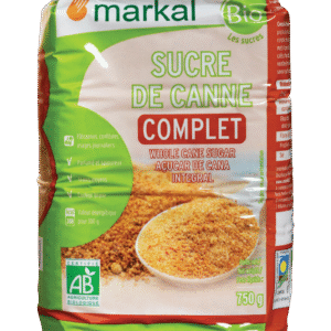 Sucre de canne complet 750g x6
