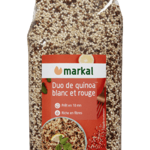 Duo de quinoa rouge et blanc 500g x6