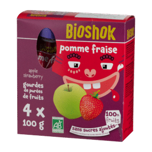 Gourdes Pomme-fraise 400g x10