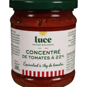 Concentré de tomate 22% 200g x6