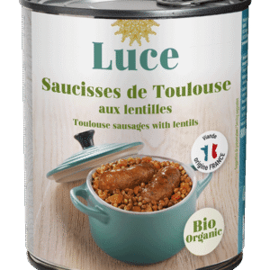 Saucisses de Toulouse aux lentilles 840g x6