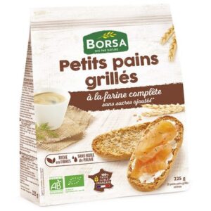 Petits Pains Grillés - Farine Complète 225g x12