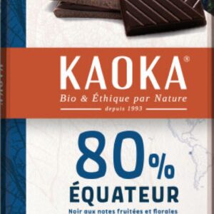 Tablette Chocolat Noir 80% Equateur 100g x17