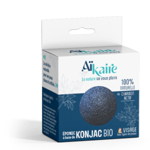 Éponge Visage Charbon x6
