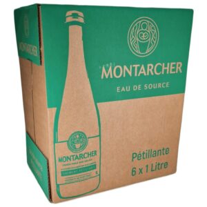 Eau de source pétillante 1L x6