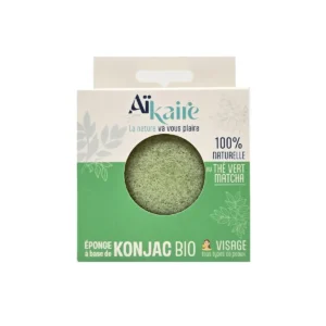 Éponge Visage Thé Matcha x6