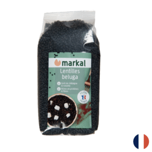 Lentilles noires beluga 500g x6