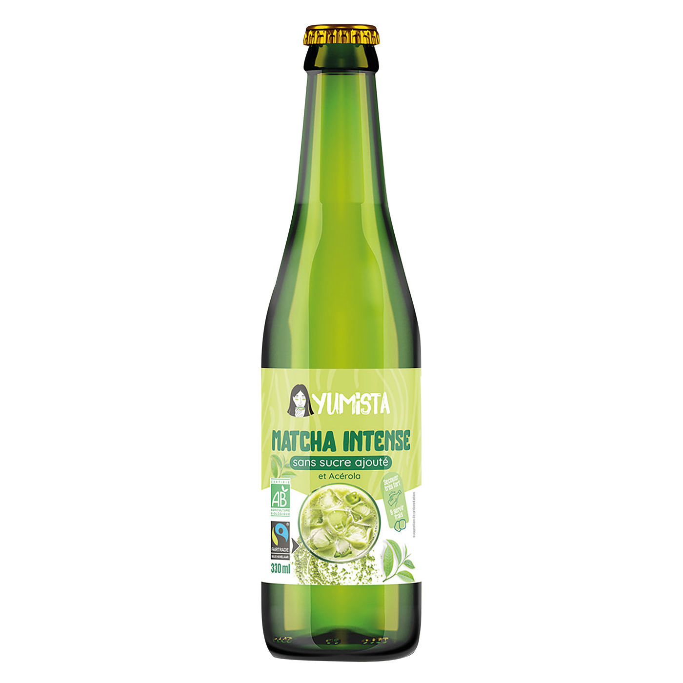 Matcha intense sans sucre ajouté et acérola bio 33cl x6