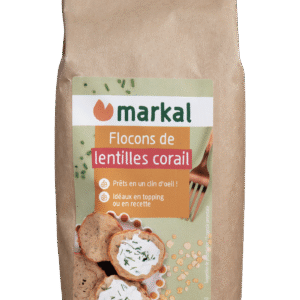 Flocons de lentilles corail 350g x6