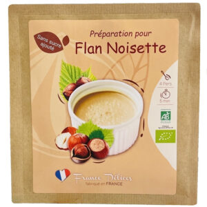 Flan noisette sans sucre ajouté 4 parts x25