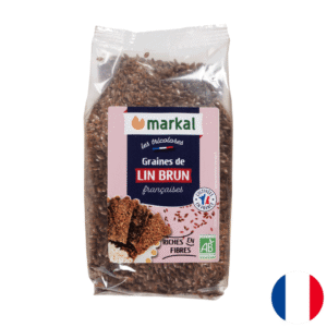 Graines de lin brun françaises 200g x6