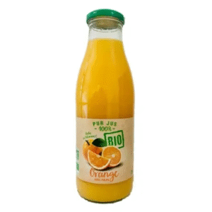 Pur jus d&rsquo;orange avec pulpe BIO btl 75cl x6