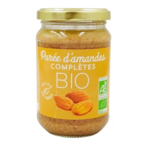 Purée d&rsquo;amande complète BIO pot 300g x6