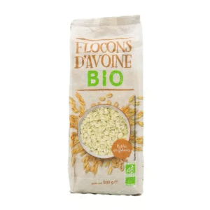 Flocons d&rsquo;avoine BIO paquet 500g x6