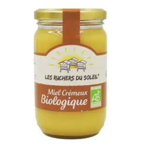 Miel de fleurs crémeux BIO pot 375g x6