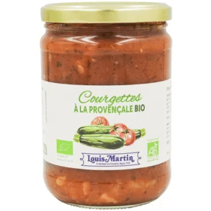 Courgettes cuisinées BIO bocal 520g x12