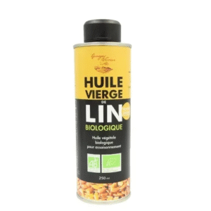 Huile vierge de lin BIO 250ml x6