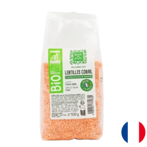 Lentilles corail BIO France 500g x12