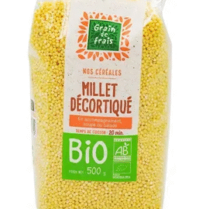 Millet décortiqué BIO paquet 500g x15
