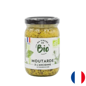 Moutarde à l&rsquo;ancienne BIO pot 200g x6