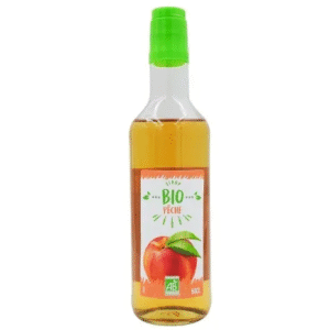 Sirop de pêche BIO bouteille 50cl x6