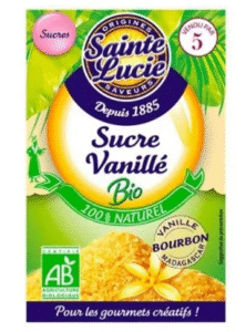 Sucre vanillé BIO pack 5x7.5g  x24 lots