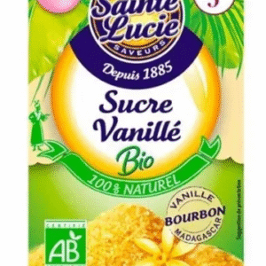 Sucre vanillé BIO pack 5×7.5g  x24 lots