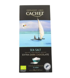 Chocolat noir BIO fleur de sel 90g x12